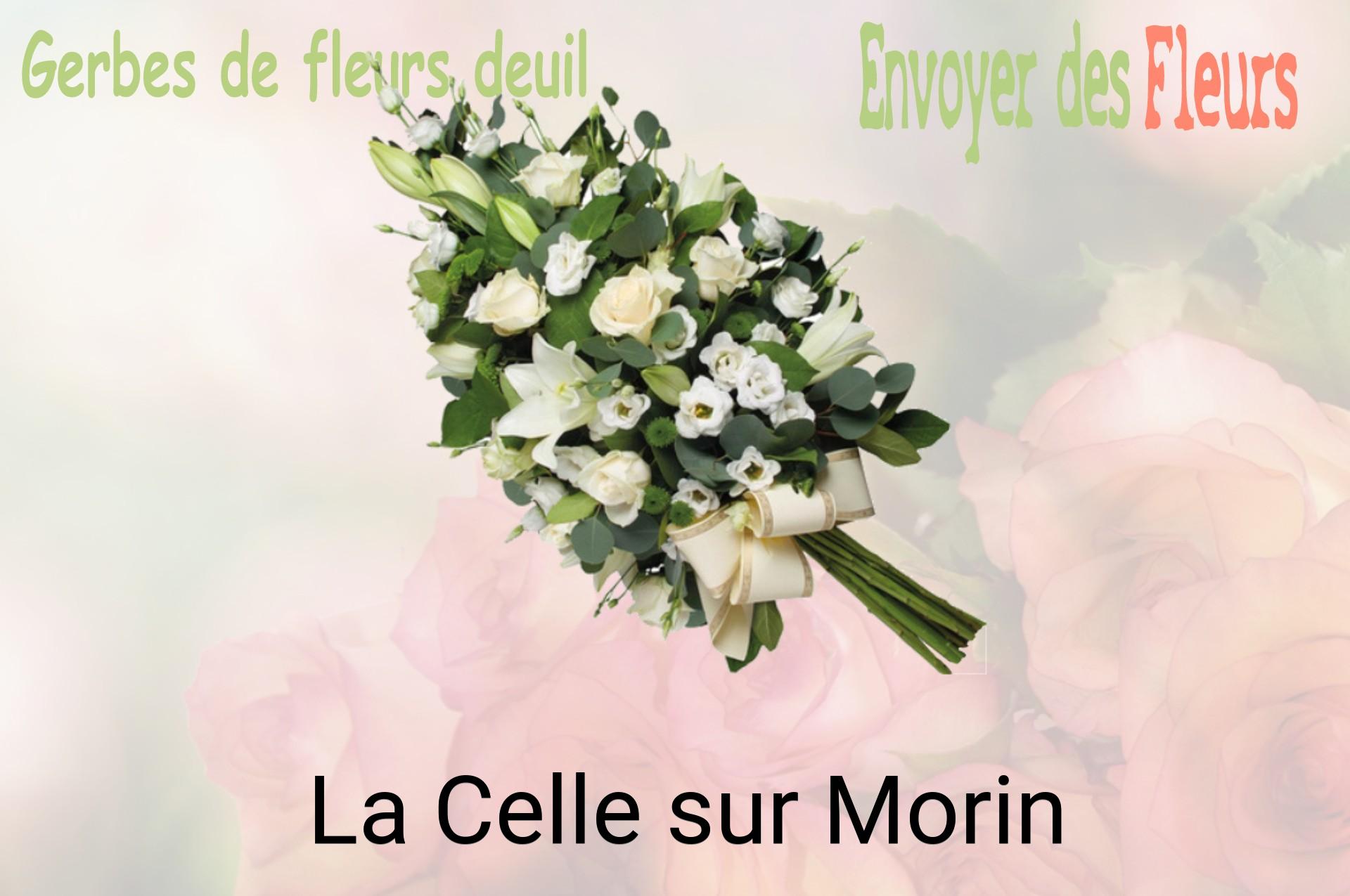 Gerbe de fleurs de deuil livrée à La Celle-sur-Morin